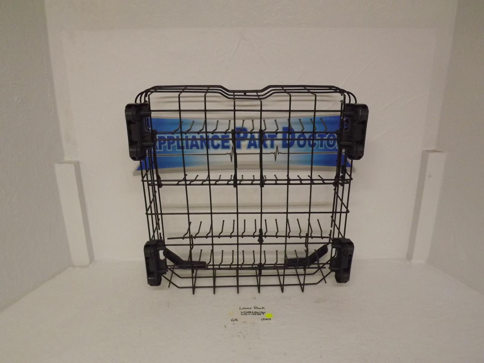 GE Dishwasher WD28X26106 WD28X22827 Lower Rack Used GE Dishwasher WD28X26106 WD28X22827 Lower Rack Used